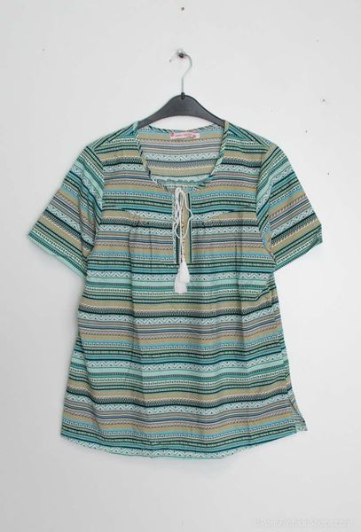 Picture of CURVY GIRL STRIPES TOP